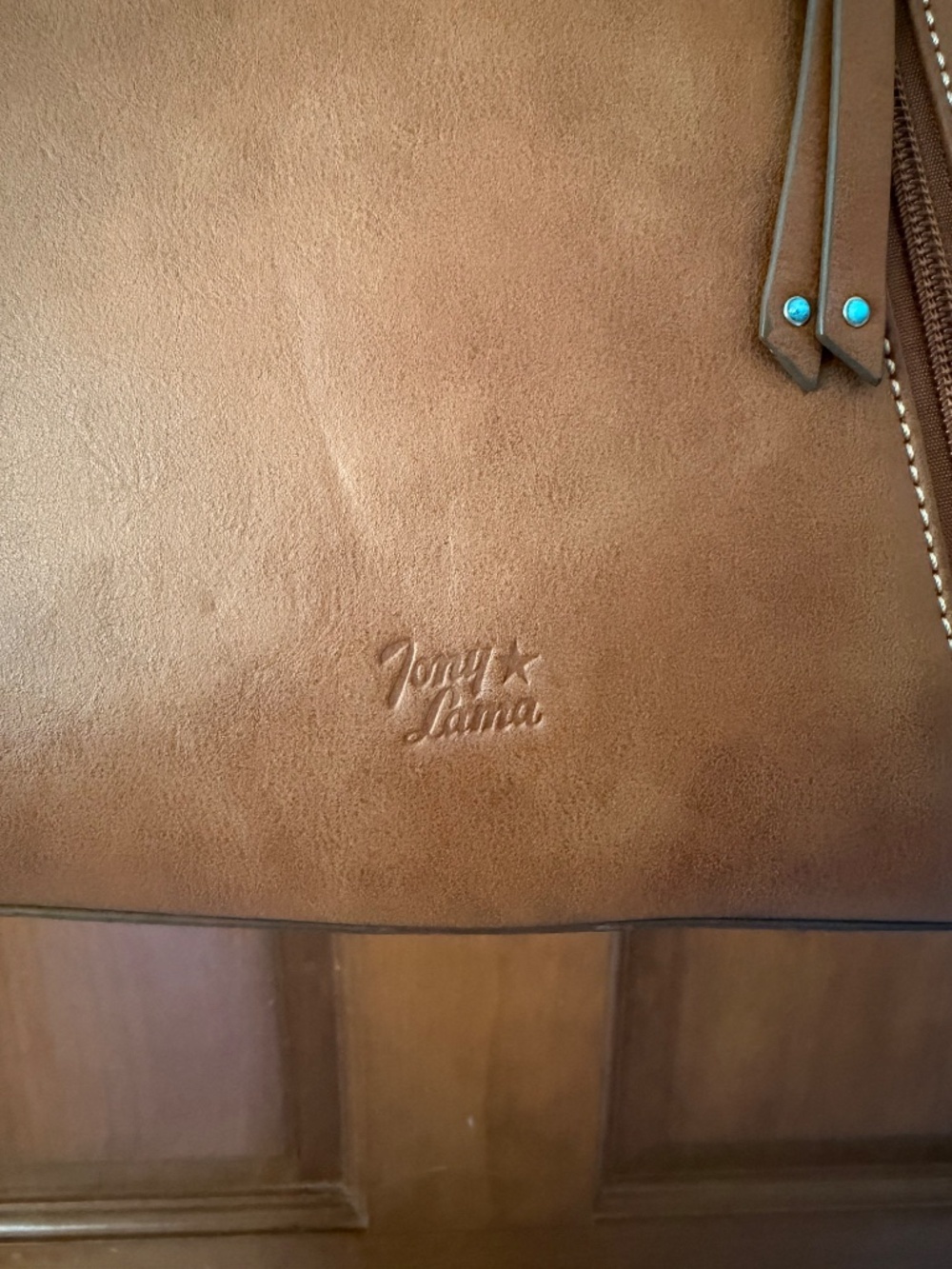 Tony Lama Leather Purse - Picture 3 of 6